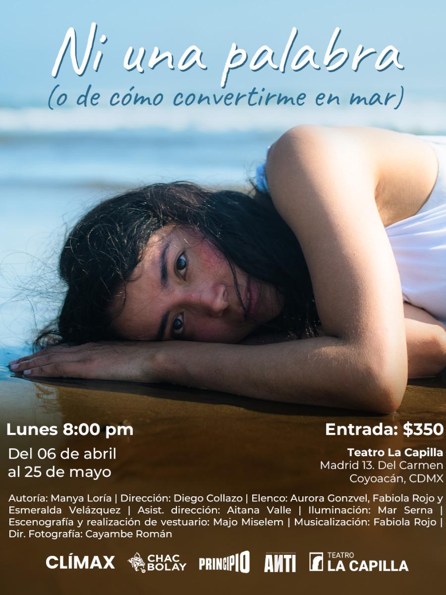 Ni una palabra (o cómo convertirme en mar)