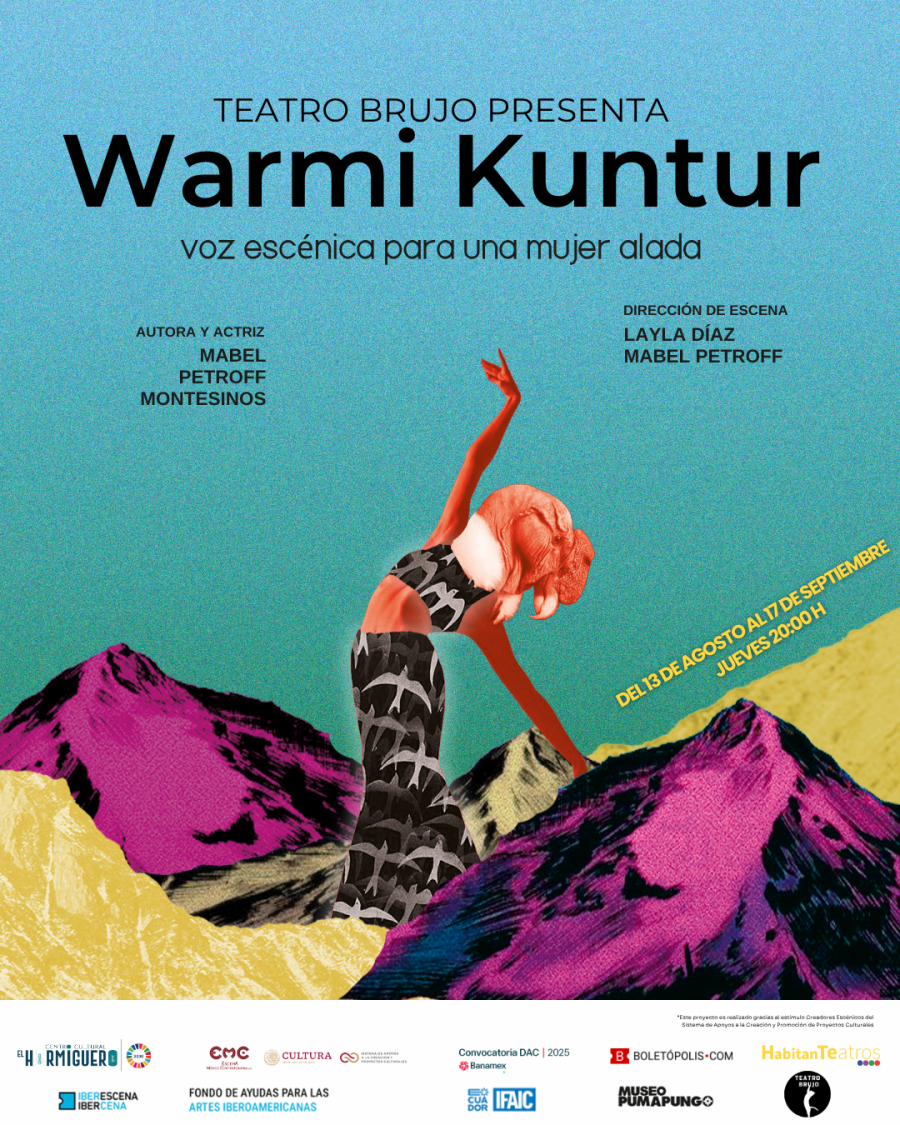 Warmi Kuntur. Voz escénica para una mujer alada.