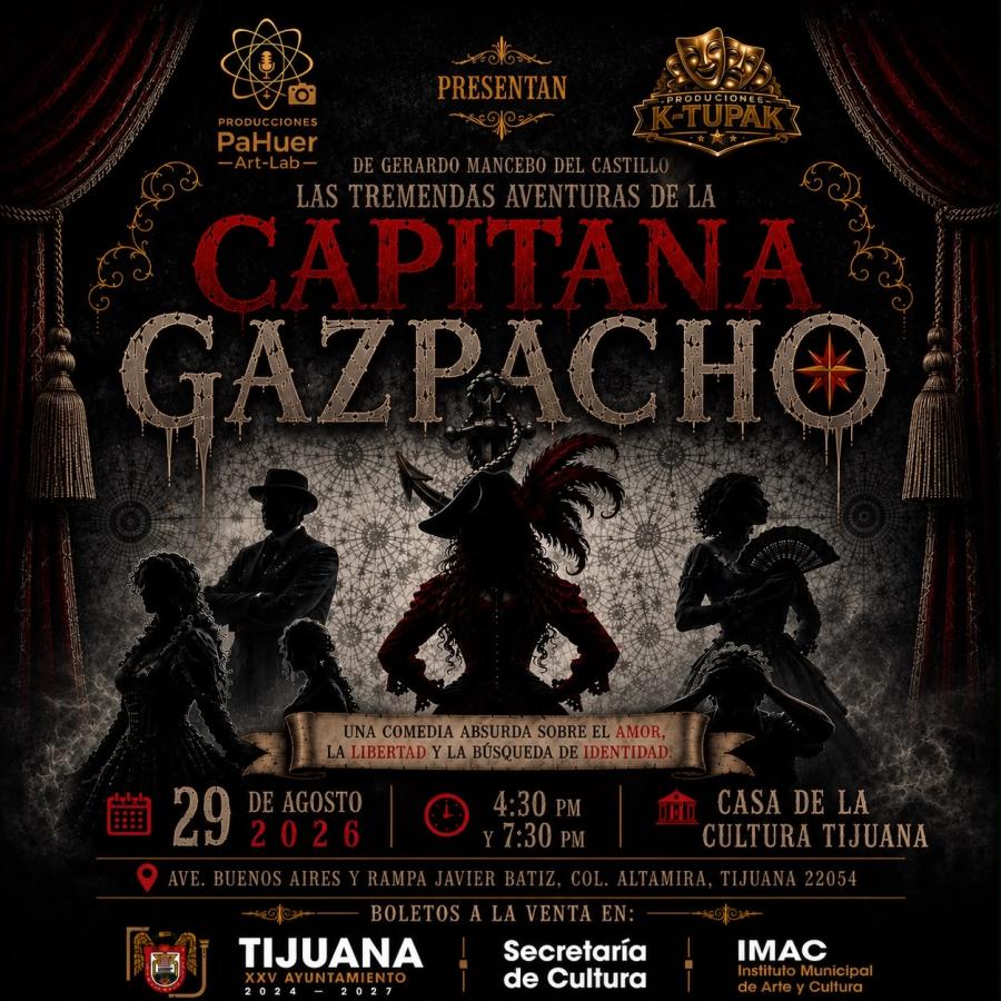 Las Tremendas Aventuras de la Capitana Gazpacho - Función 4:30pm