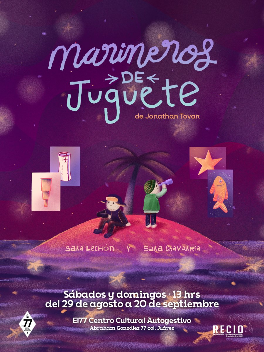 Marineros de juguete - Sábado Agosto 29, 13:00