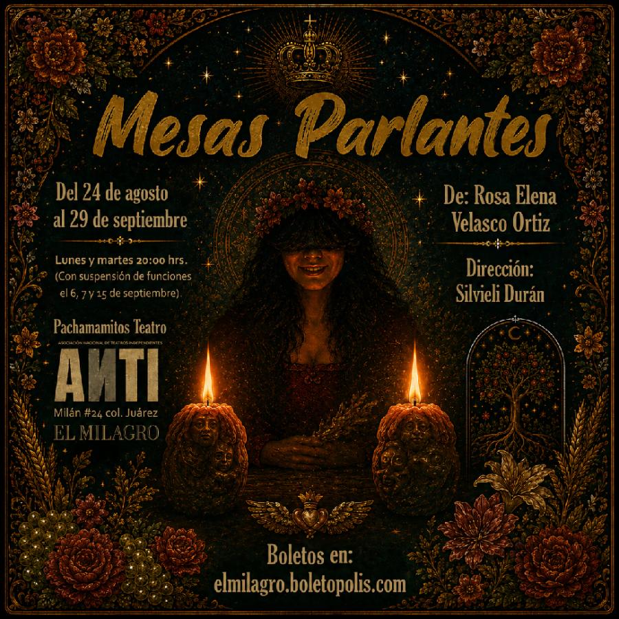 Mesas Parlantes - Lunes Agosto 31, 20:00