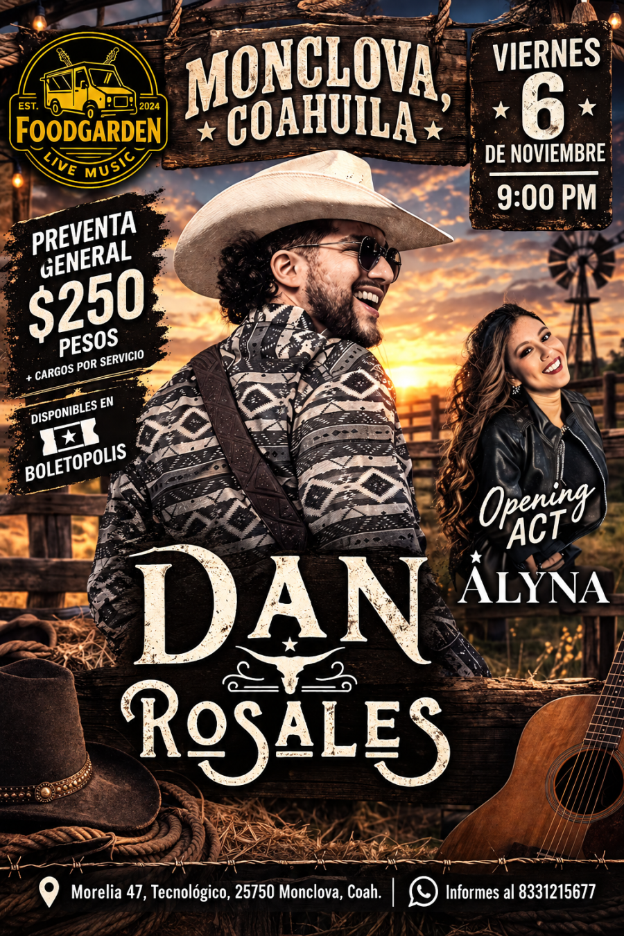 Dan Rosales en concierto Monclova — Other · Monclova
