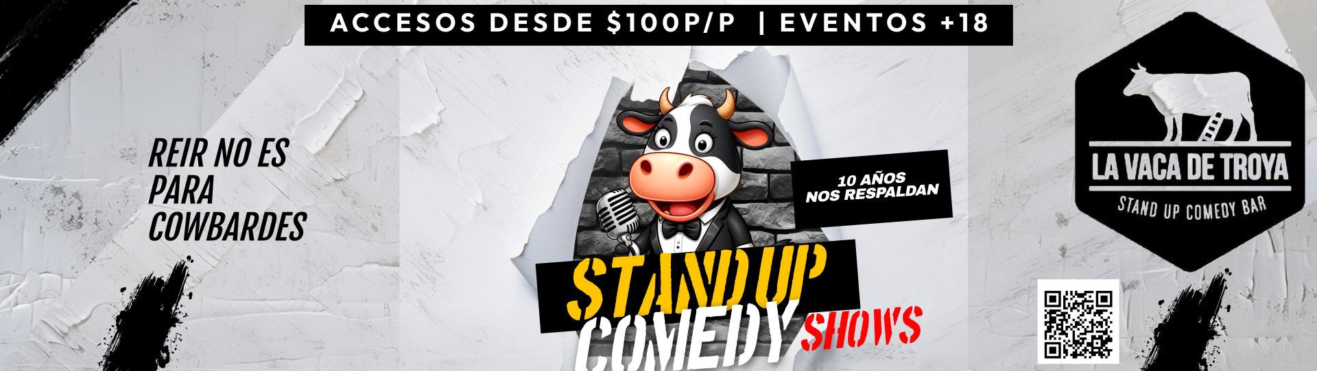 14 Mar 202621:00 HORASLa Vaca de troya Stand Up ComedyclubLa Vaca de troya Stand Up Comedyclub14 / Marzo / 2026Hora: 21:00la vaca de troyala vaca de troya